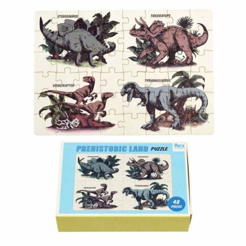 Rex London - Mini puzzle 48 el. Dinozaury