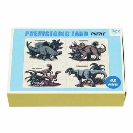 Rex London - Mini puzzle 48 el. Dinozaury