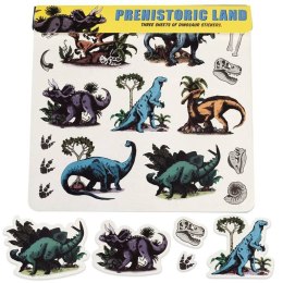 Rex London - Naklejki dla dzieci 3 arkusze Dinozaury