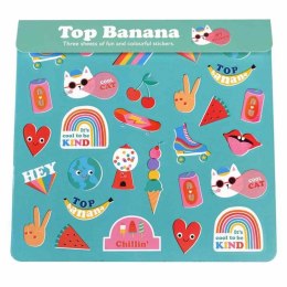 Rex London - Naklejki dla dzieci 3 arkusze Top Banana