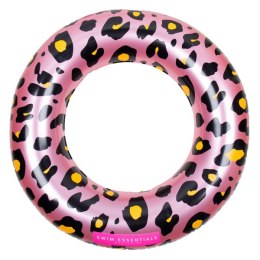 Swim Essentials - Koło do pływania 90 cm Leopard Rose-Gold