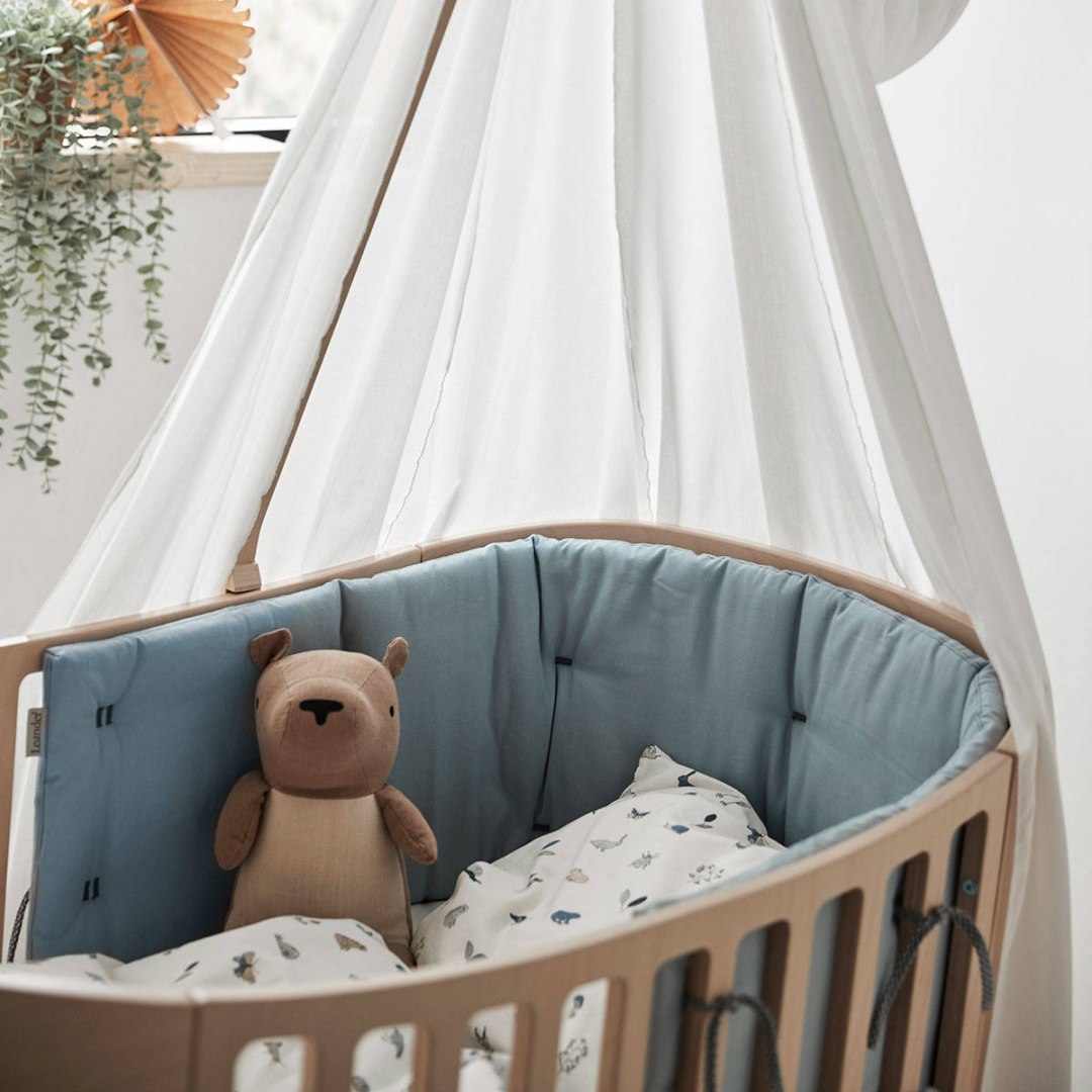 Leander - Ochraniacz do łóżeczka Classic™ Baby (0-3 lata) Dusty blue