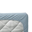 Leander - Prześcieradło do łóżeczka Baby 60 x 120 cm 2 szt. Dusty blue