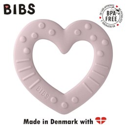 BIBS - Baby Gryzak Bitie Heart Pink plum