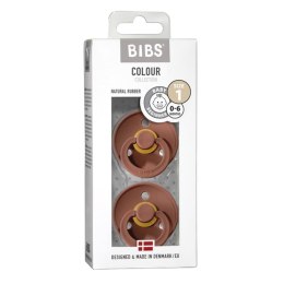 BIBS - Smoczek uspokajający S (0-6 m) Duo colour Woodchuck