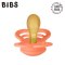 BIBS - Smoczek uspokajający M (6-18 m) Supreme Papaya