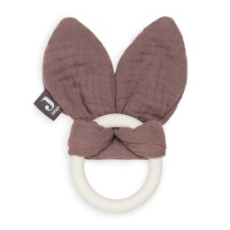 Jollein - Gryzak silikonowy Bunny ears Chestnut