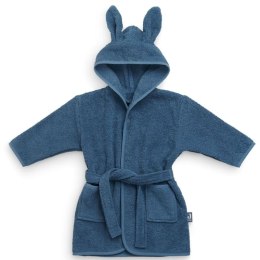 Jollein - Szlafrok kąpielowy z kapturem 2-3 lata Frotte Rabbit Jeans blue
