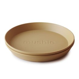 Mushie - Talerzyk 2 szt. Round Mustard