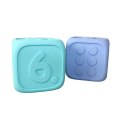 Jellystone Designs - Kostki edukacyjne Soft blue-Soft mint