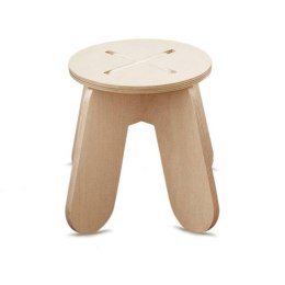 Babai - Drewniany stołek dziecięcy X Natural