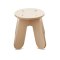 Babai - Drewniany stołek dziecięcy X Natural