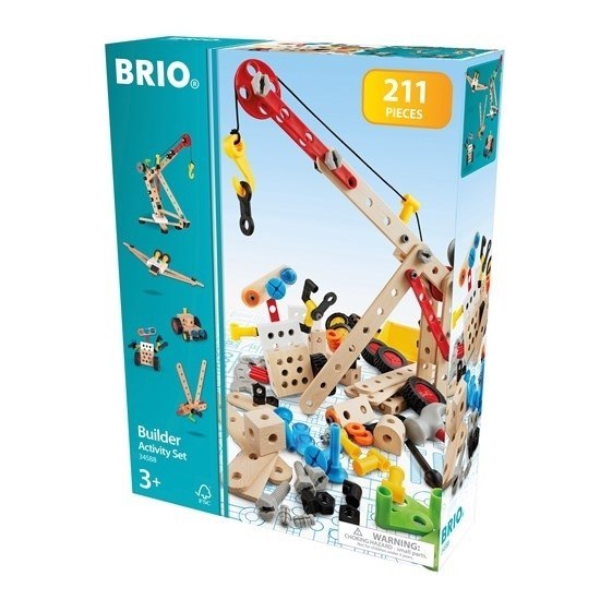 BRIO - Zestaw majsterkowicza 211 el. Builder
