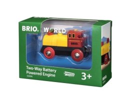 BRIO - Lokomotywa na baterie World Żółta