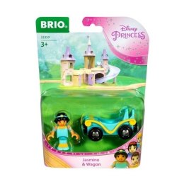 BRIO - Królewna Jasmine z wagonikiem Disney princess