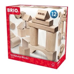 BRIO - Zestaw drewnianych klocków 50 el.