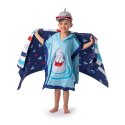 FlapJackKids - Ręcznik-plecak plażowy dla dzieci 2w1 Rekin-Krab