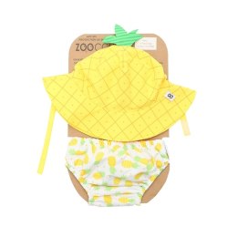 Zoocchini - Pieluszka kąpielowa z czapką L Ananas