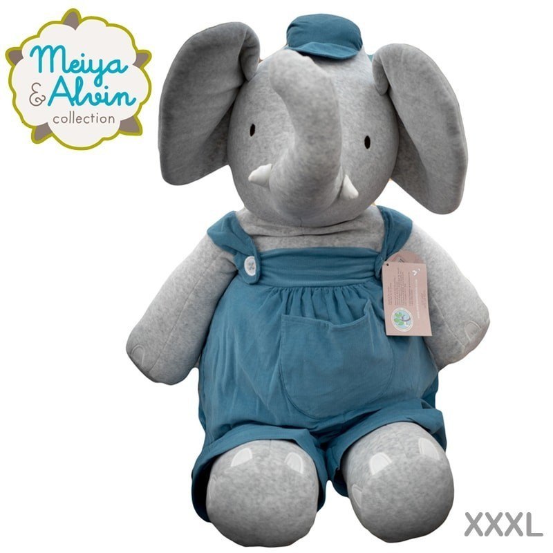 Meiya & Alvin - Mega duża przytulanka XXXL Alvin Elephant