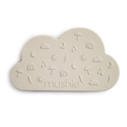 Mushie - Gryzak silikonowy Cloud Grey