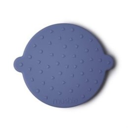 Mushie - Gryzak silikonowy Face Blueberry