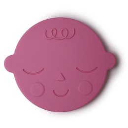 Mushie - Gryzak silikonowy Face Bubblegum