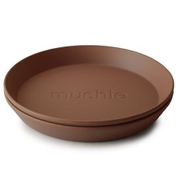 Mushie - Talerzyk 2 szt. Round Caramel