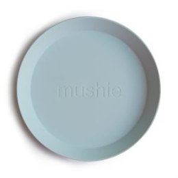 Mushie - Talerzyk 2 szt. Round Powder blue