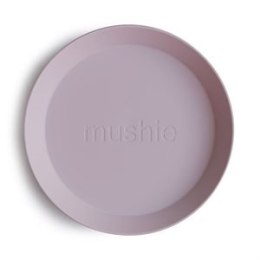 Mushie - Talerzyk 2 szt. Round Soft lilac