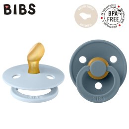 BIBS - Smoczek anatomiczny 2 szt. S (0-6 m) Colour Baby blue-Petrol