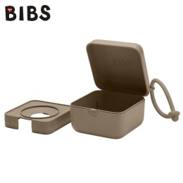 BIBS - Etui pudełko ochronne na smoczki Dark oak