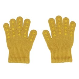 GoBabyGo - Antypoślizgowe rękawiczki ułatwiające chwytanie 1-2 lata Mustard