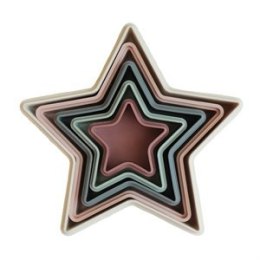 Mushie - Piramidka sensoryczna Gwiazdki Nesting star Original