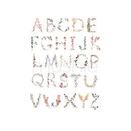 Mushie - Plakat Alphabet Medium