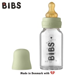 BIBS - Butelka antykolkowa dla niemowląt 110 ml Sage