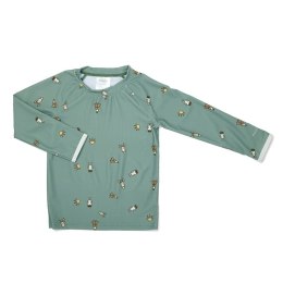 Nuuroo - Koszulka kąpielowa UV 50+ z długim rękawem r. 98-104 Space Light green