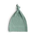 Mushie - Czapeczka z supełkiem 0-3 m Beanie Roman green