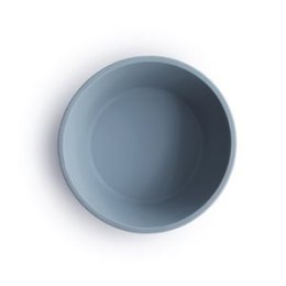 Mushie - Silikonowa miseczka z przyssawką Powder blue
