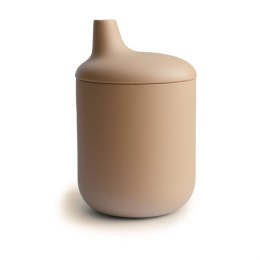 Mushie - Silikonowy kubek niekapek Sippy cup Natural