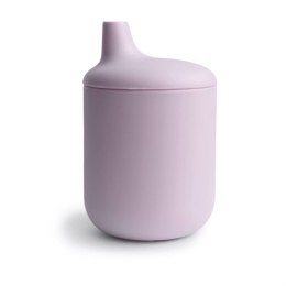 Mushie - Silikonowy kubek niekapek Sippy cup Soft lilac