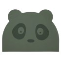 Nuuroo - Silikonowa podkładka na stół dla dzieci Panda Dusty green