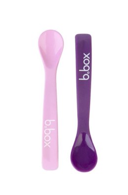 B.Box - Silikonowe łyżeczki 2 szt. Pink-Grape
