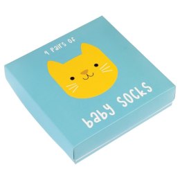 Rex London - Skarpetki dla niemowląt 4 pary Kotki