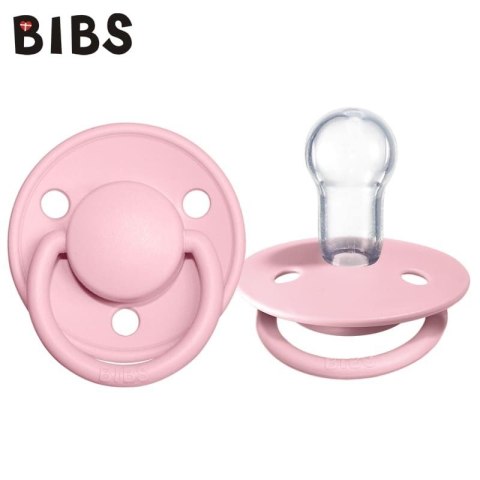 BIBS - Smoczek uspokajający One size De lux Baby pink