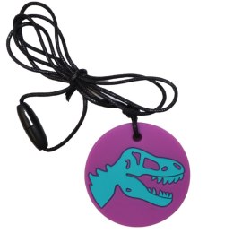 Jellystone Designs - Gryzak terapeutyczny Dino Purple grape