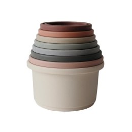 Mushie - Piramidka sensoryczna z kubeczków Stacking cups Original