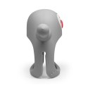 Smily Mia - Gryzak silikonowy Never drop Pingwin Buddy Light grey