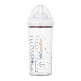 Le Biberon Français - Butelka ze smoczkiem do karmienia niemowląt Tritanowa 6m+ 360 ml Marine Nationale
