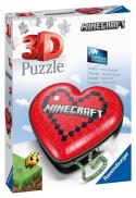 Ravensburger - Puzzle 3D 54 el. Serce Minecraft