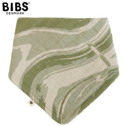 BIBS - Śliniak Bandana bib Tie dye Camo green